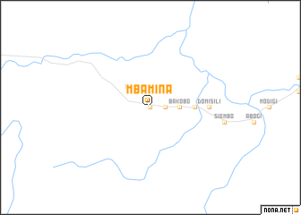 map of Mbamina