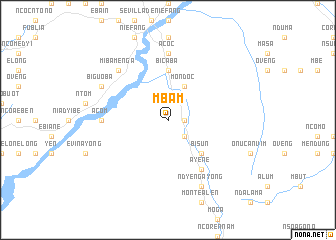 map of Mbam