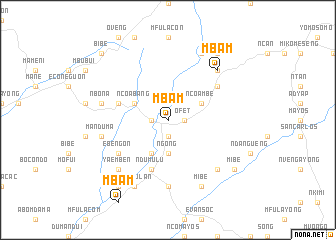 map of Mbam