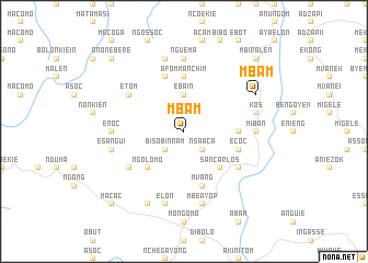 map of Mbam