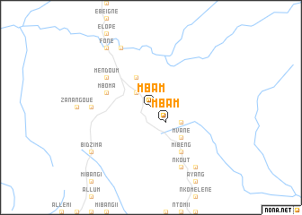 map of Mbam