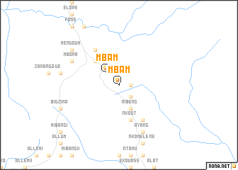 map of Mbam