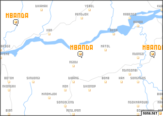 map of Mbanda