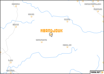 map of Mbandjouk