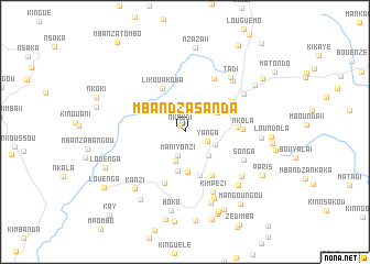 map of Mbandza-Sanda