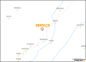 map of Mbandza