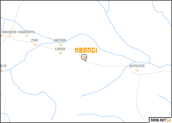map of Mbangi