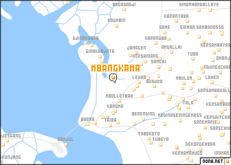 map of MBangkama