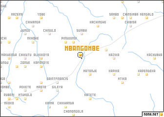 map of Mbangombe