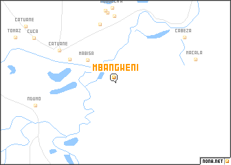 map of Mbangweni