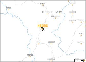 map of Mbang