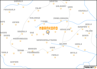 map of Mbankoro