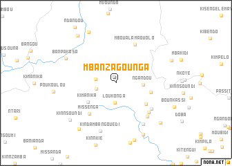 map of Mbanza Gounga