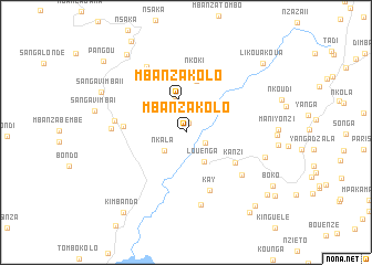 map of Mbanza Kolo