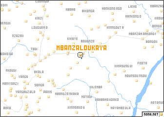 map of Mbanza Loukaya