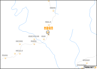 map of Mban