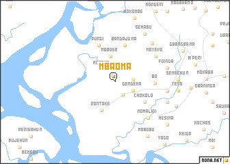 map of Mbaoma