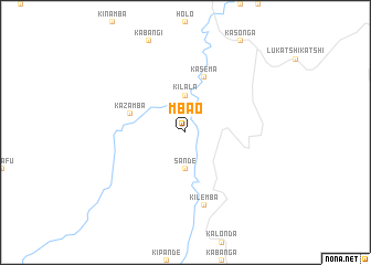 map of Mbao