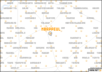map of Mbap Peul