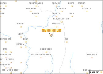 map of Mbarakom