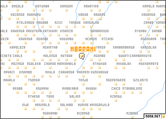 map of Mbarami