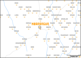 map of Mbarangun