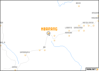 map of Mbarang