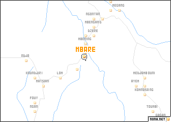 map of Mbaré