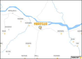 map of Mbargué