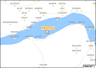 map of Mbarou