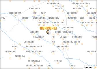 map of Mbarowei