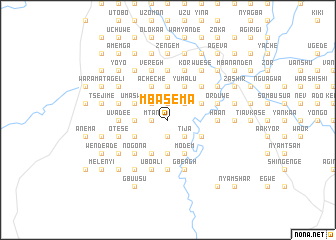 map of Mbasema