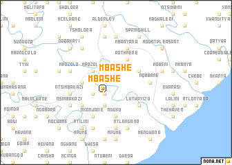 map of Mbashe