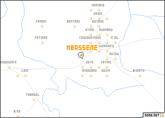 map of Mbasséné