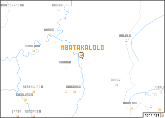 map of Mbata-Kalolo