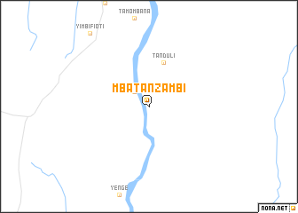 map of Mbata-Nzambi