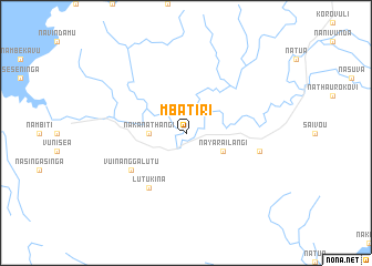 map of Mbatiri