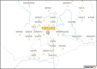 map of Mbauro