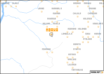 map of Mbawa