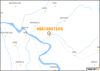 map of Mbaya-Antera