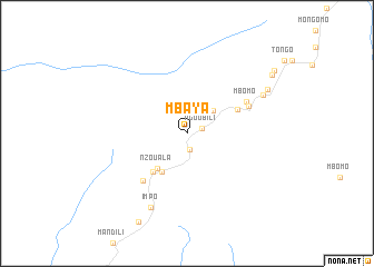 map of Mbaya