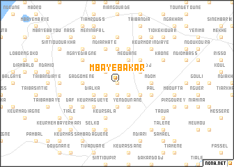 map of Mbaye Bakar