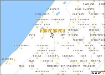 map of Mbaye Bayou