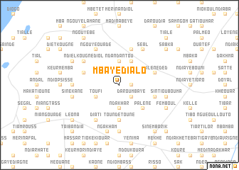 map of Mbaye Dialo