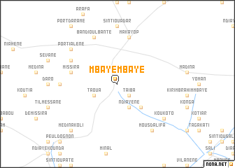 map of Mbaye Mbaye