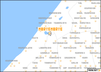 map of Mbaye Mbaye