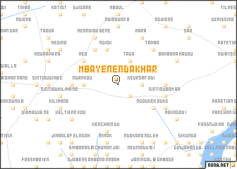 map of Mbayène Ndakhar