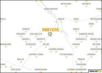 map of Mbayène
