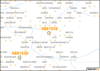 map of Mbayène