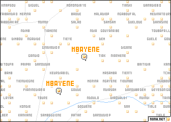 map of Mbayène